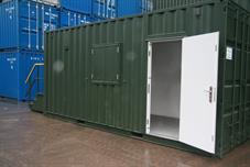 Welfare unit through Personnle door